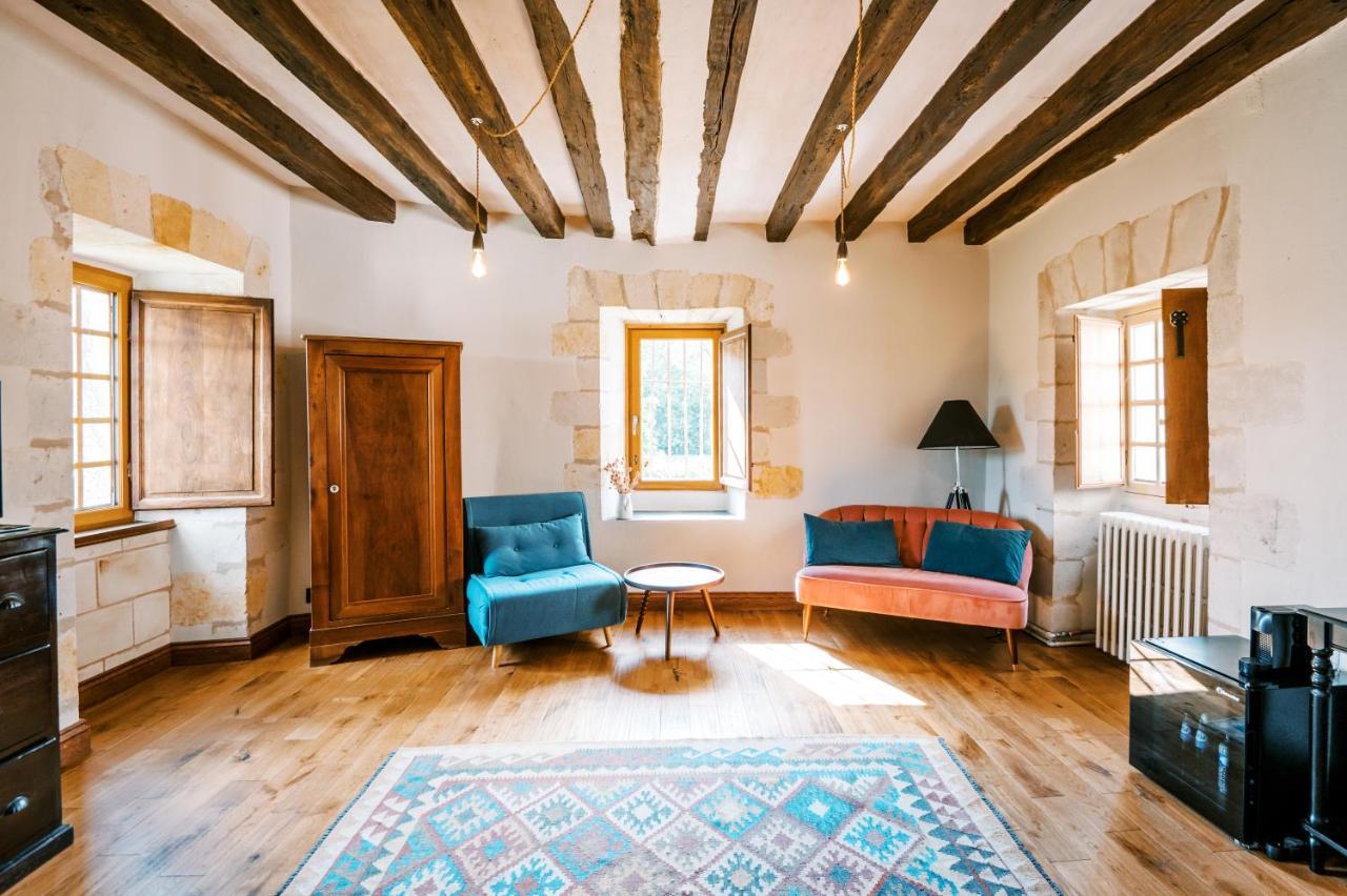 Manoir De Jouralem Bed & Breakfast Blaison Exterior photo